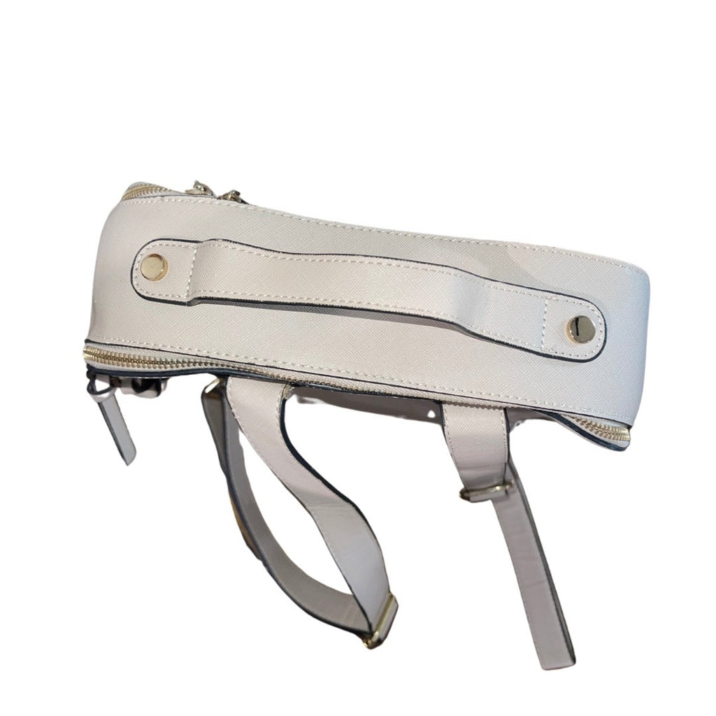 Calpak 15" Taupe Faux Leather Laptop Backpack Travel Carry on Luggage