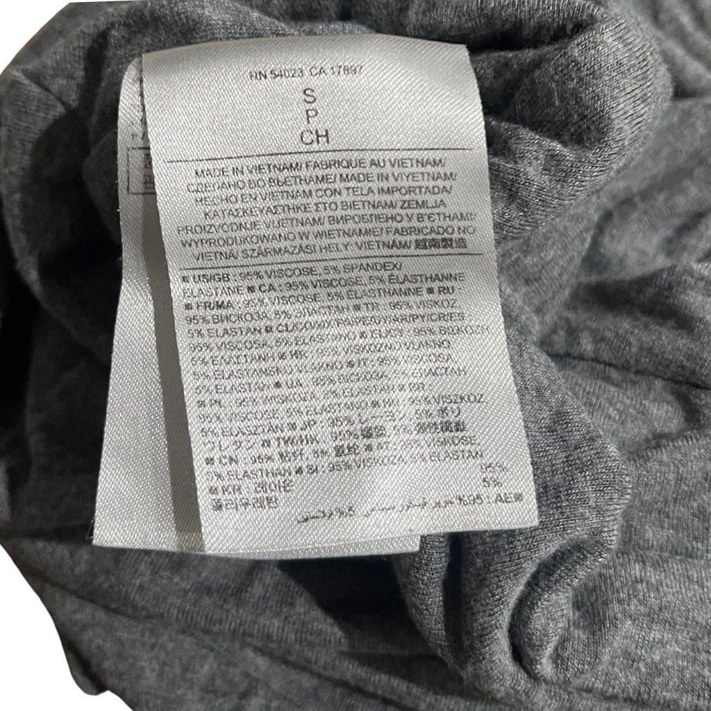 Banana Republic Sleeveless Ruched Maxi Dress Size Small Slit Jersey Casual