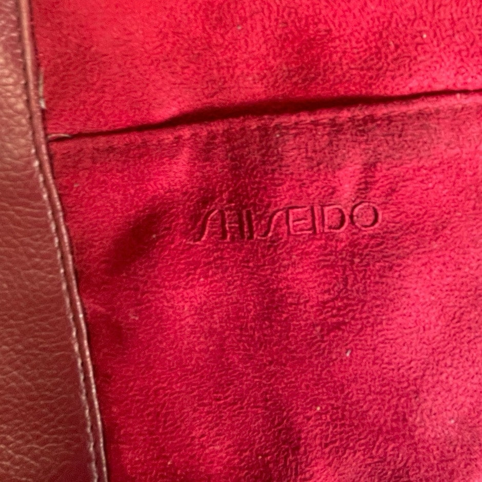 Shiseido Suede Shoulder Purge Bag