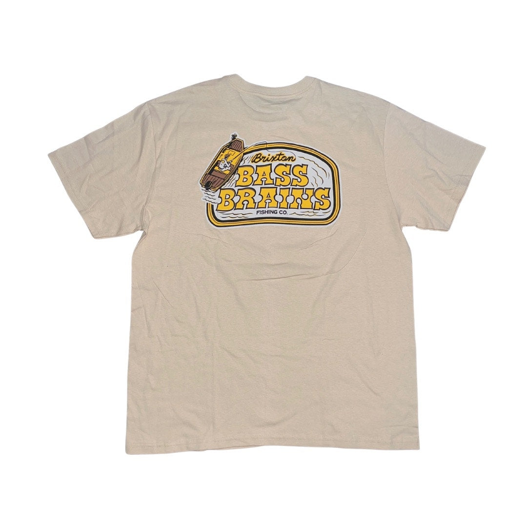 Brixton Bass brains boat Collab Standard T-Shirt 100 % Cotton Size XL NWT