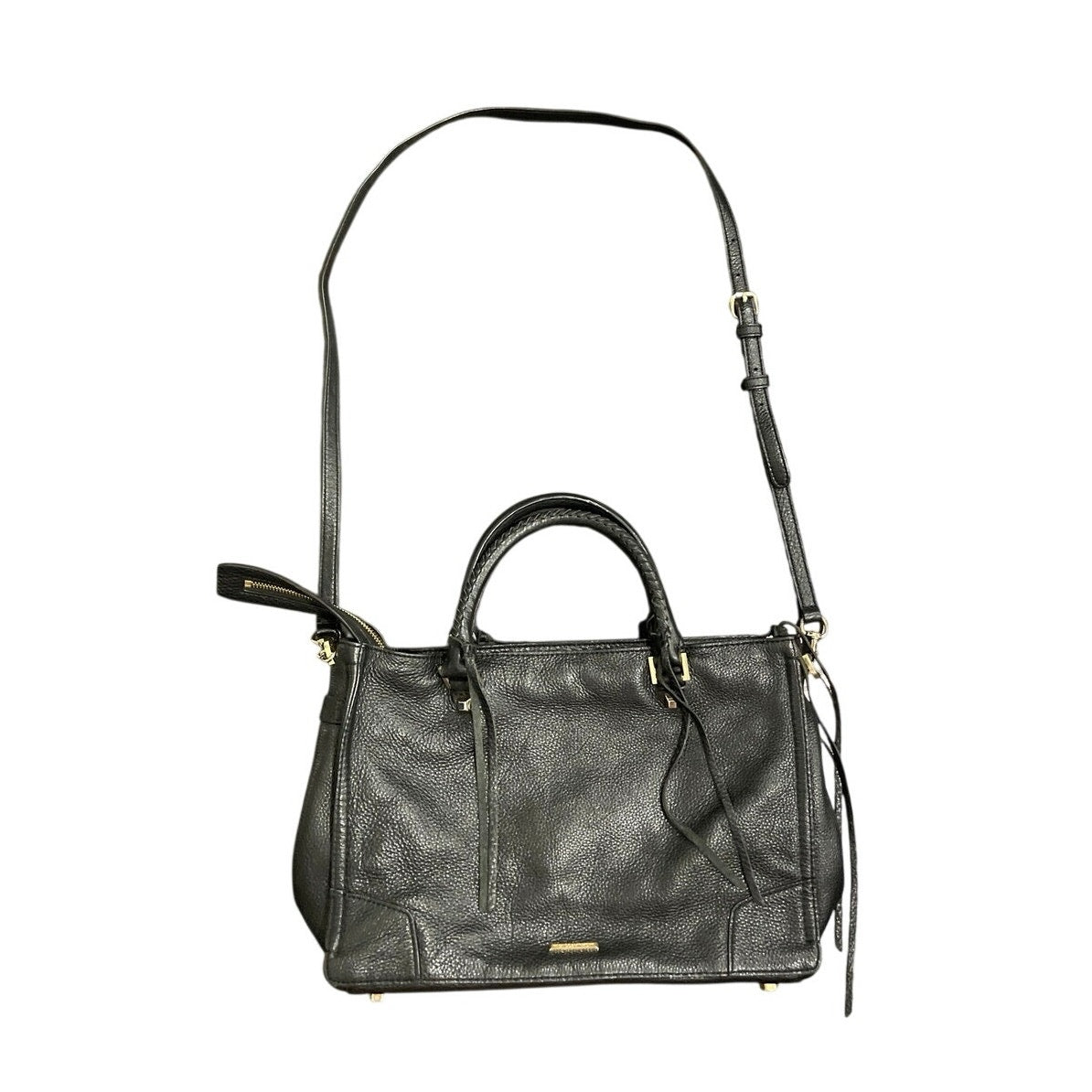 Rebecca Minkoff Reagan Satchel Top Handle Crossbody Leather Handbag Street-Chic