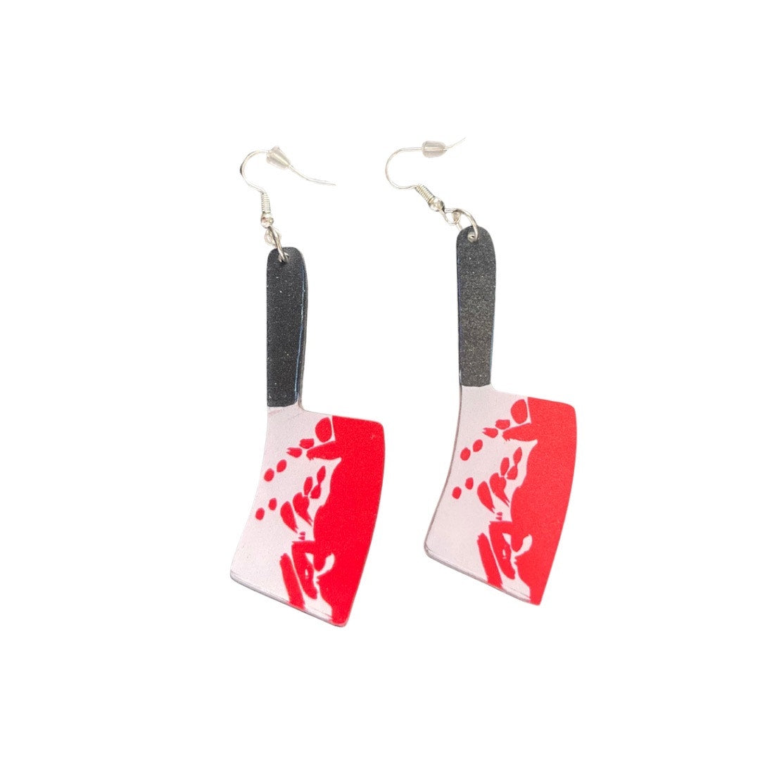 Knife earrings
