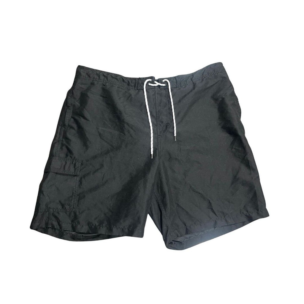 Goodfellow & Co Black Drawstring Lined Swim Trunks Size XXL Beach Swim Vacation