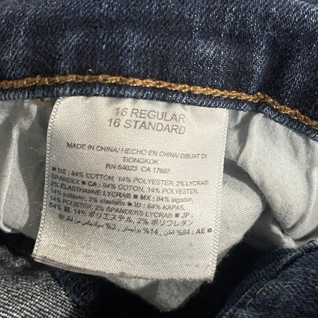 Old Navy Curvy Fit Flare Bootcut Size 16 Blue Wash Stretch Western Streetwear