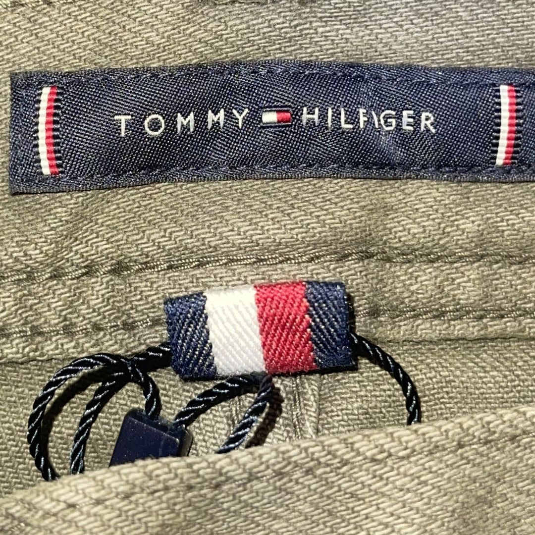 Tommy Hilfiger Green Denim Straight Leg Jeans SZ 36X32 Streetwear Casual Preppy