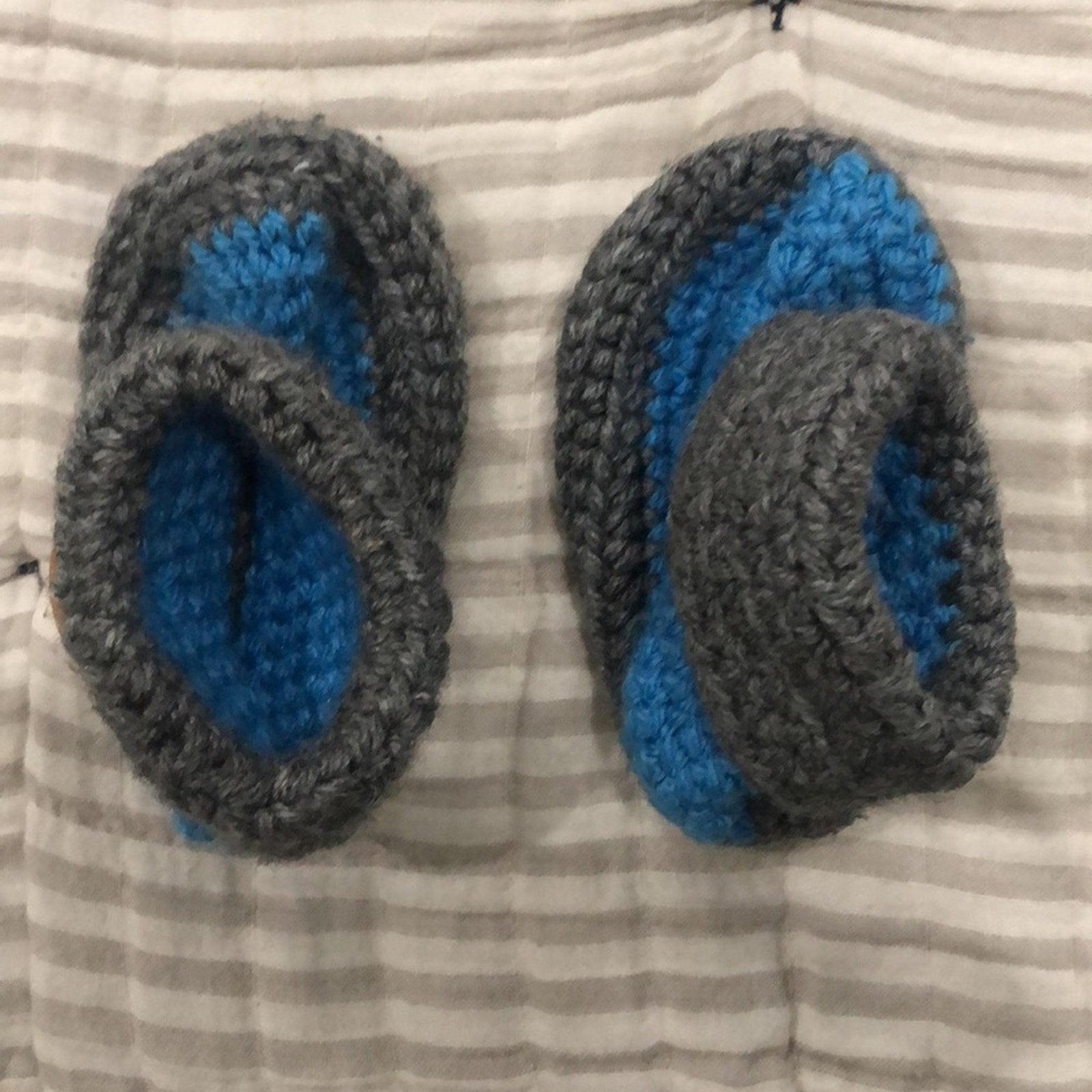 Crochet baby booties