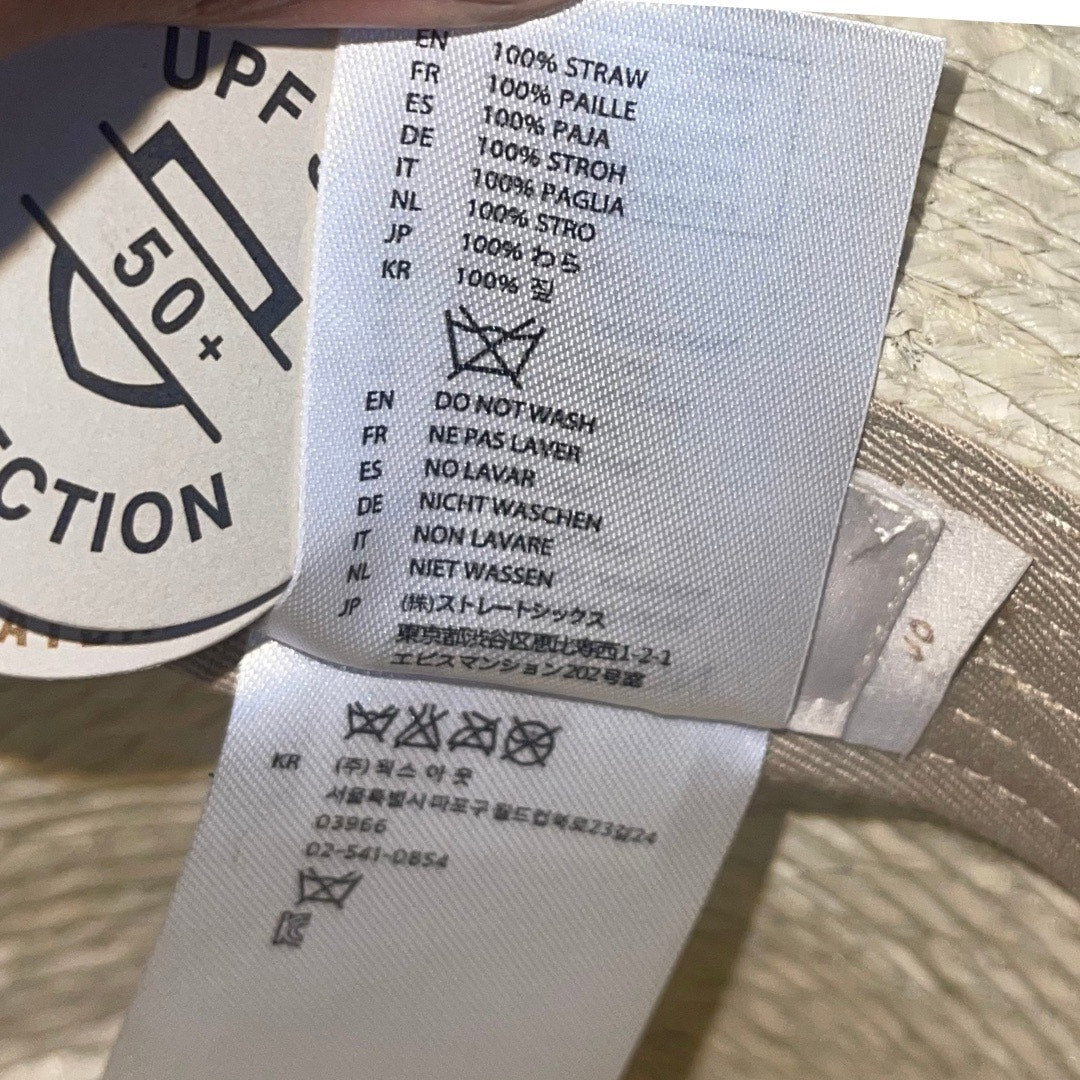 Brixton Jo Straw Rancher Hat Natural Tan Tripilla Straw Adjustable Medium NWT