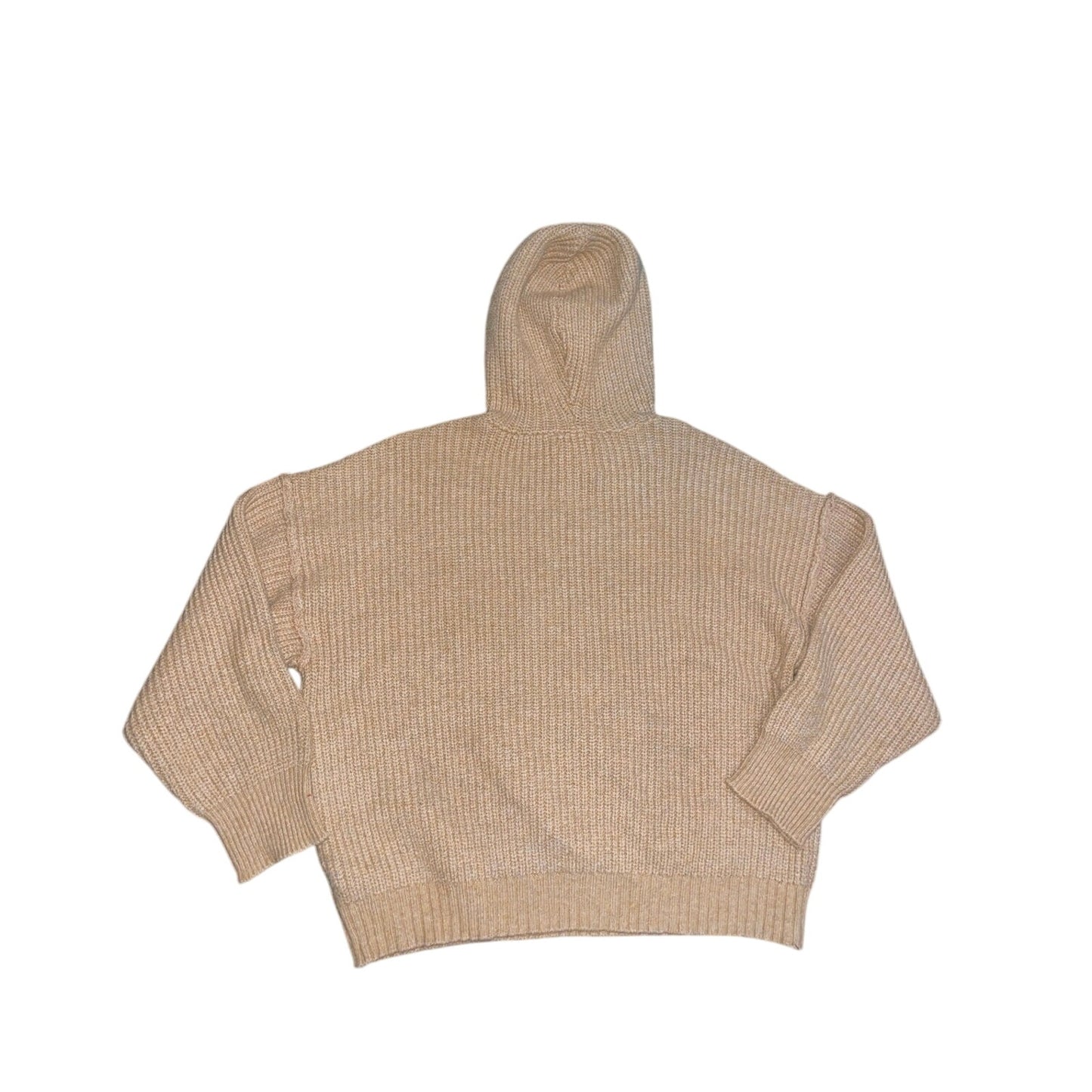 American Eagle Oversized Chunky knit Pullover Hooded Sweater Kangaroo Pocket