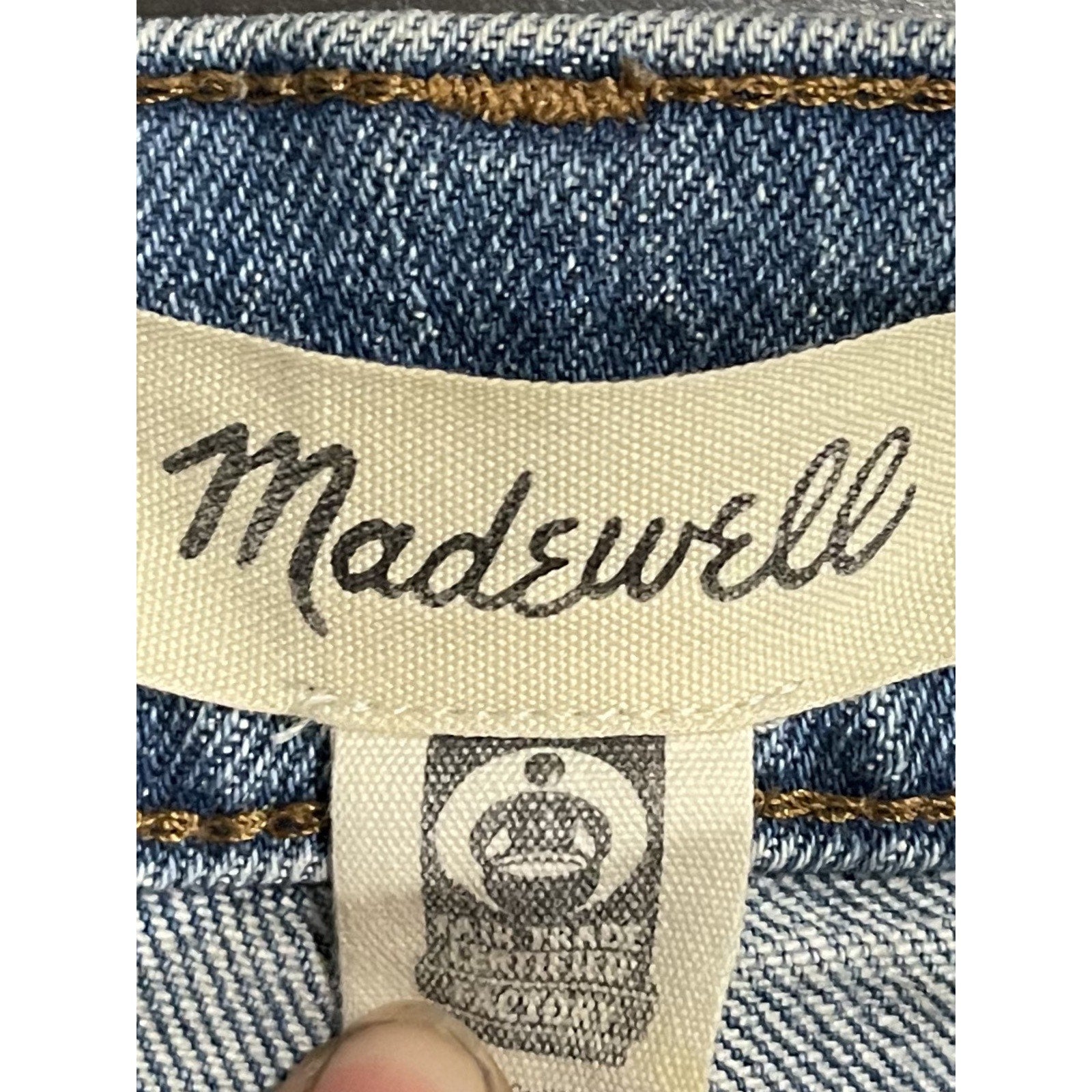 Madewell The Perfect Vintage Wide Leg Denim Jeans size 27 Streetwear Chic Pants