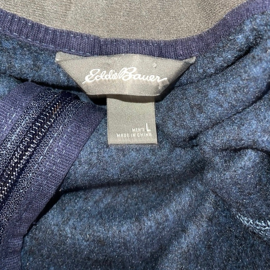 Eddie Bauer Fleece pullover sweater 1/4 zip Size Large