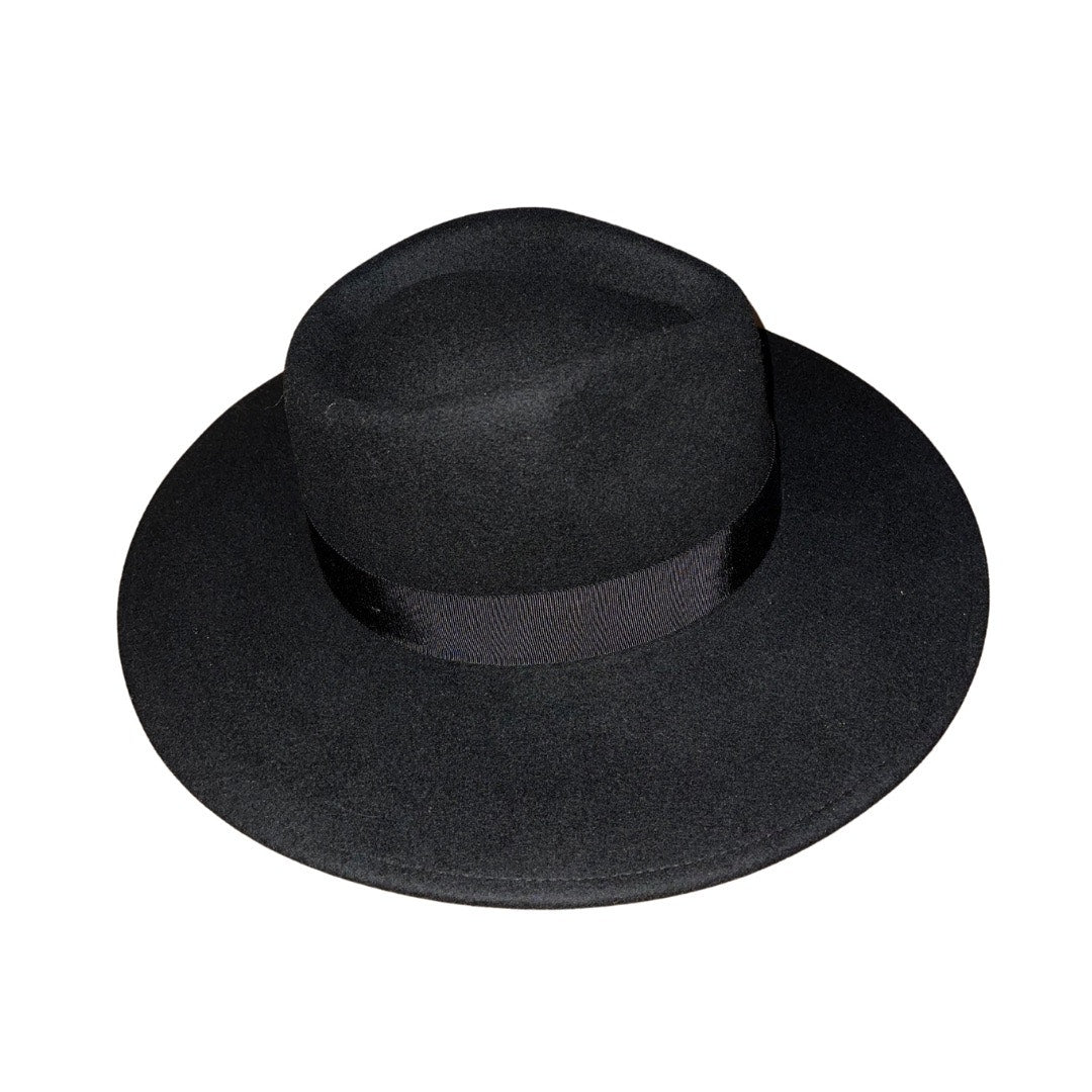 Brixton Joanna Fedora Felt Hat 100% Wool Felt Adjustable Unisez Size L NWT
