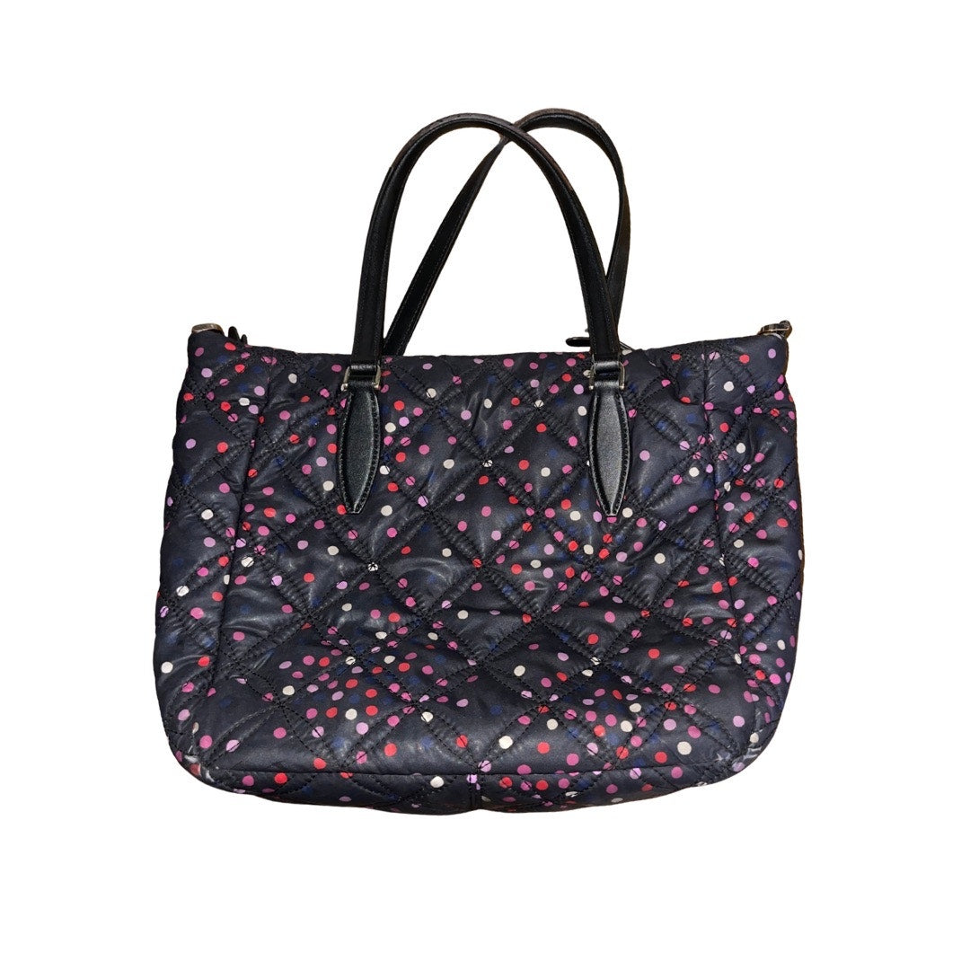 Kate Spade New York Jae Quilted Festive Confetti Polka Dot Satchel Nylon Handbag