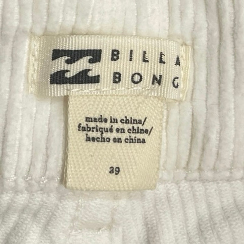 Billabong High Waisted Free Fall Corduroy Shorts Size 29 Slim fit Beach Retro
