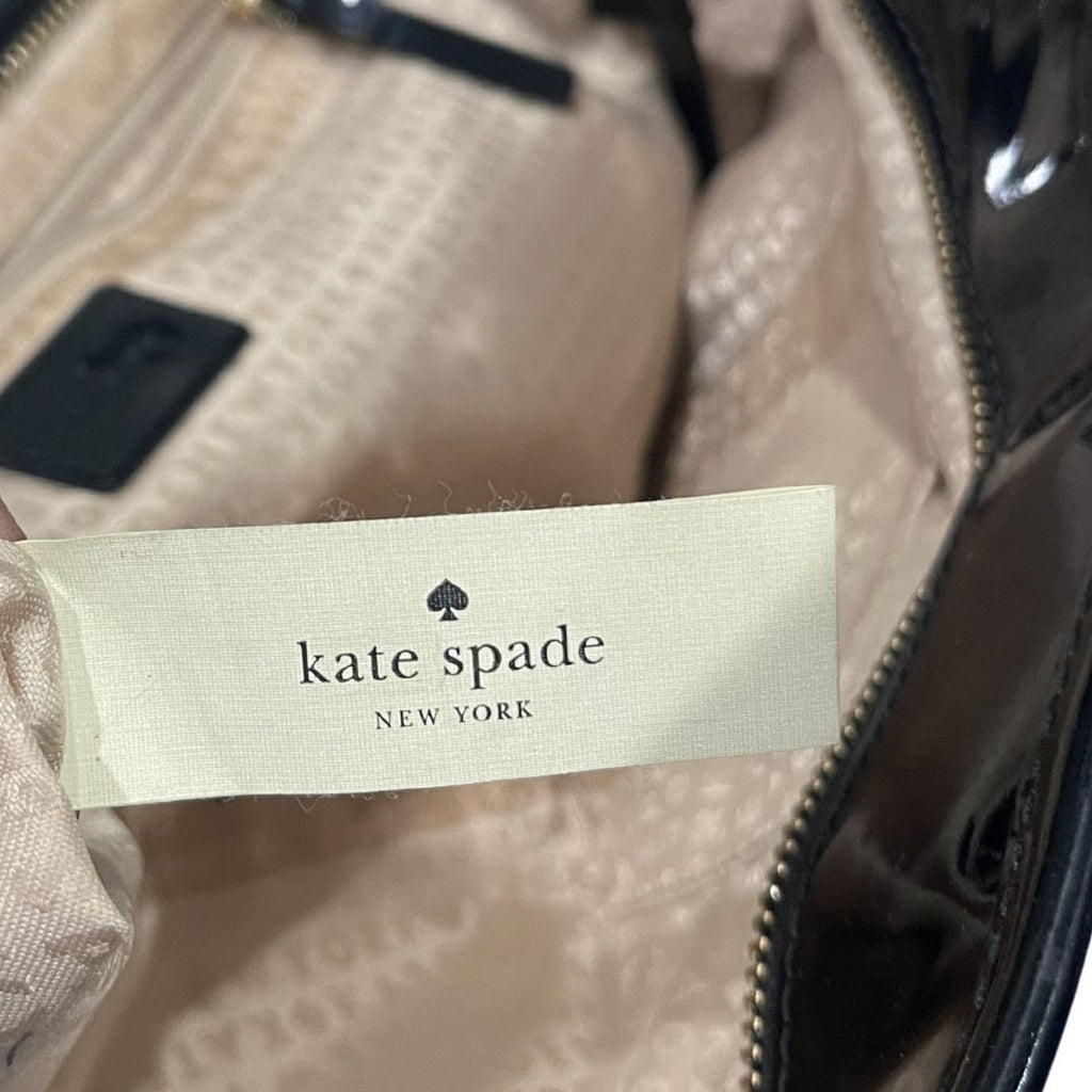Kate Spade Harmony Metro Tote Handbag Patent Leather Purse All over Hearts