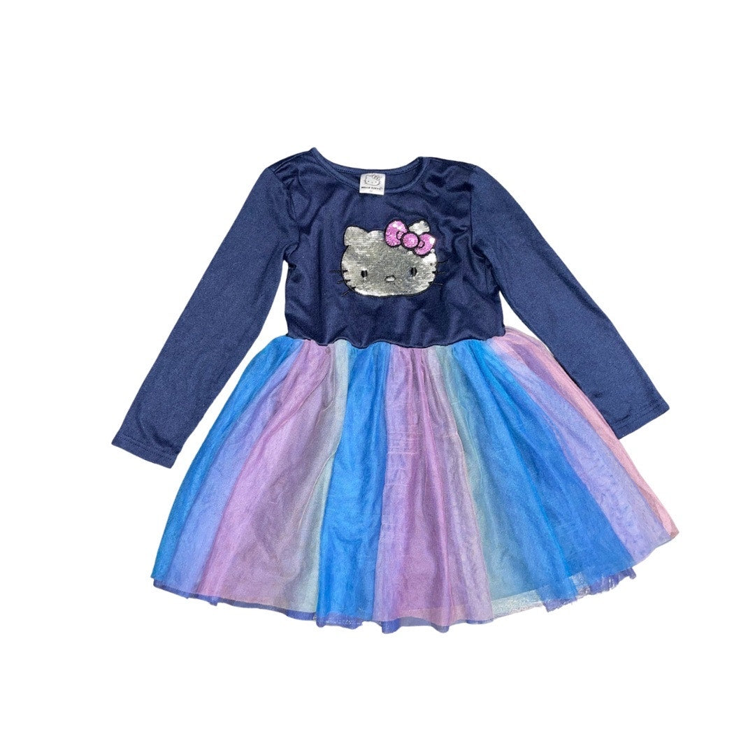 Sanrio Hello Kitty Kid Girls Ballerina Dress Size 6X Multicolor Tulle Skirt