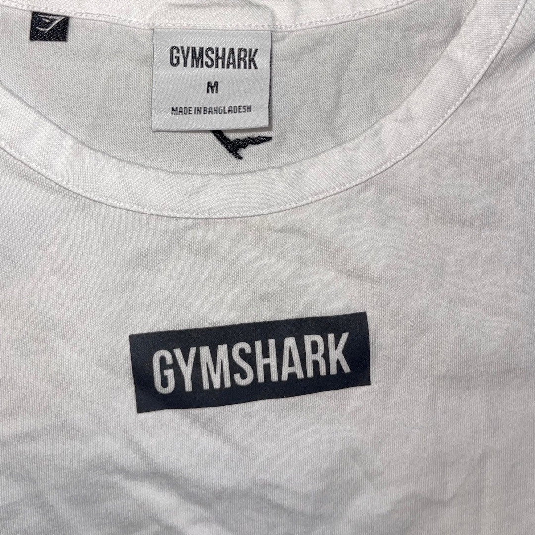 Gymshark Block Cropped Top Fit T-Shirt Size Medium