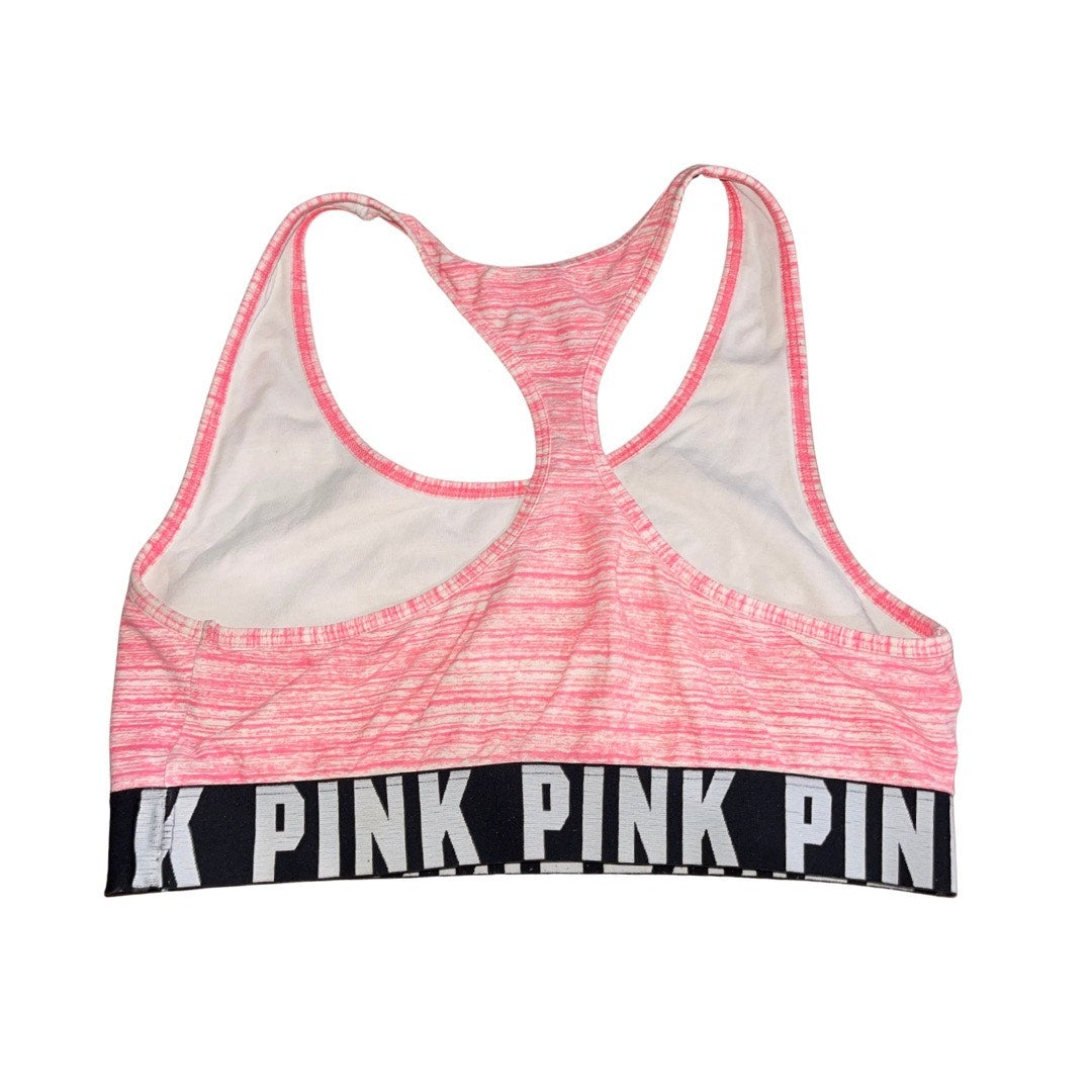 Bundle Four Victoria Secret Pink Sports Bras Athletic Loungewear Size Large