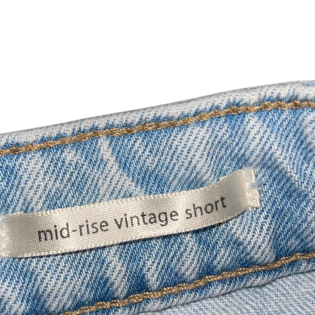 Wrangle Mid Rise Vintage Short Daisy Duke Jeans 8 Distressed Cowgirl Western Y2K