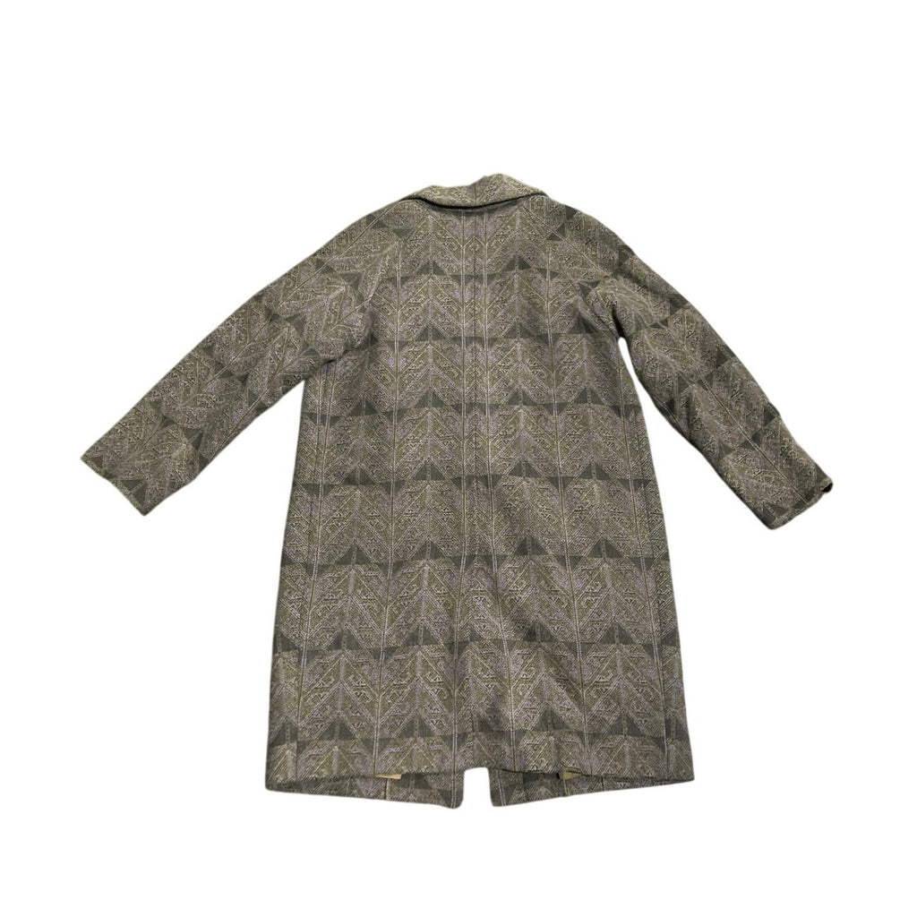 Archi Japanese Label Wool Blend Long Coat Dry Clean Elegant Chic Professional S