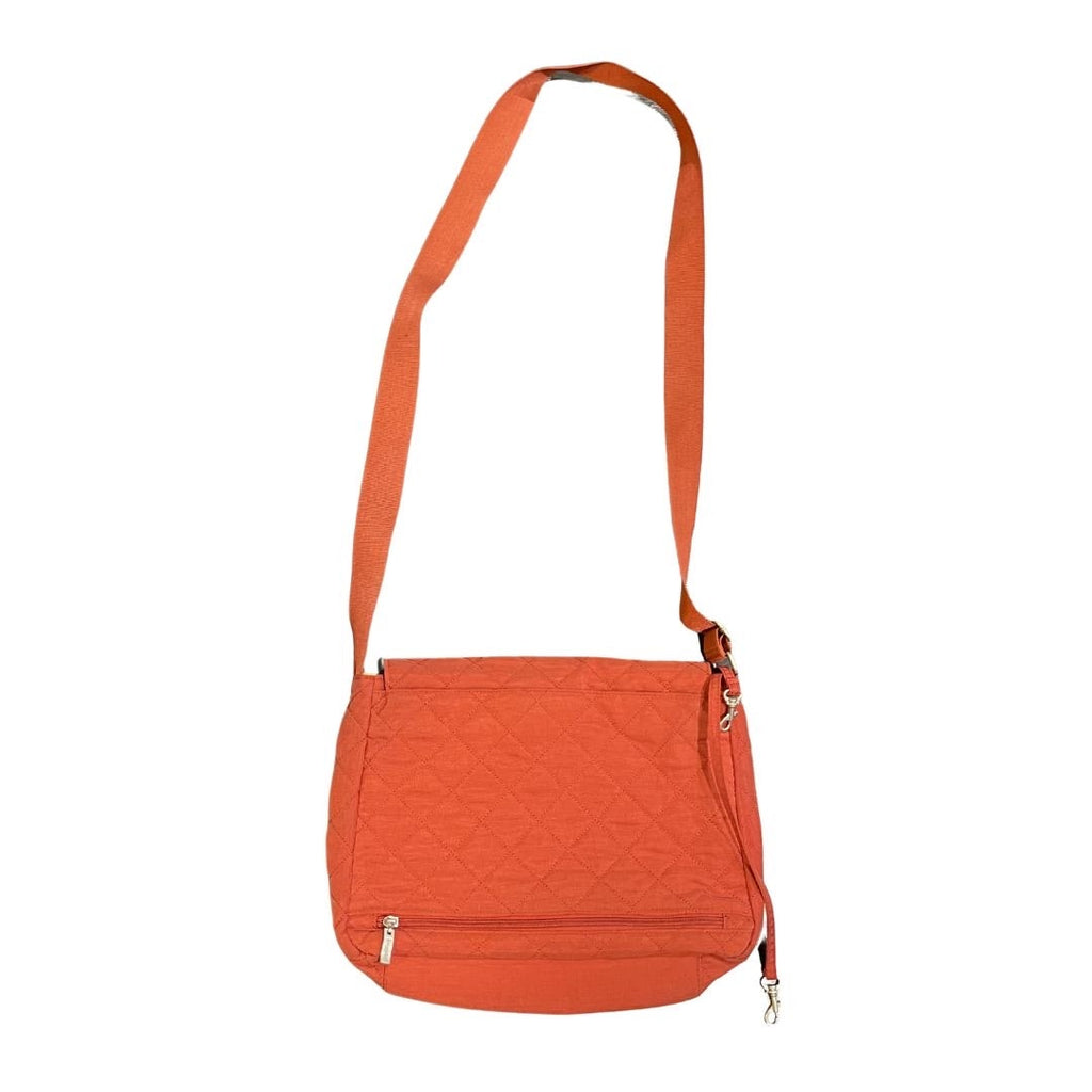 Baggallini Town Bag Nylon Messenger Crossbody Purse Multiple Zipper Minimalist