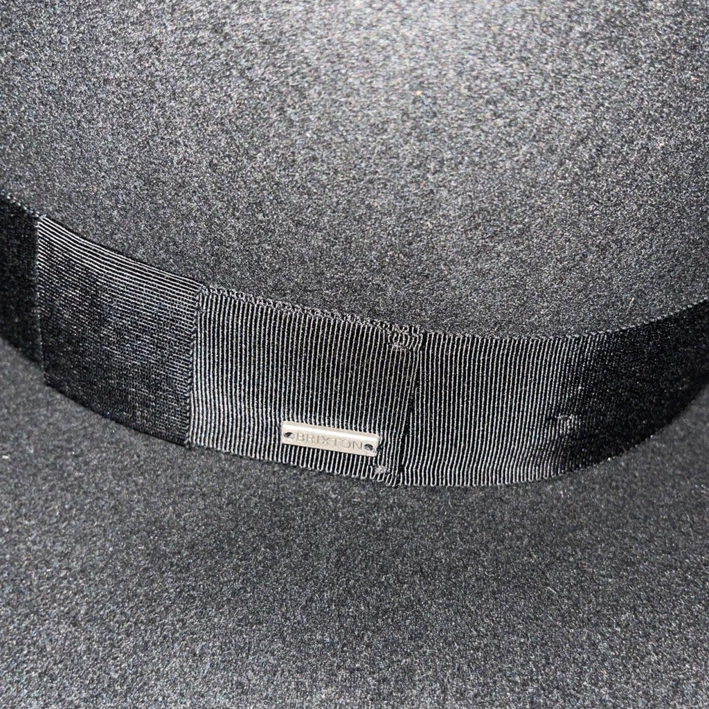 Brixton Joanna Fedora Felt Hat 100% Wool Felt Adjustable Unisez Size L NWT