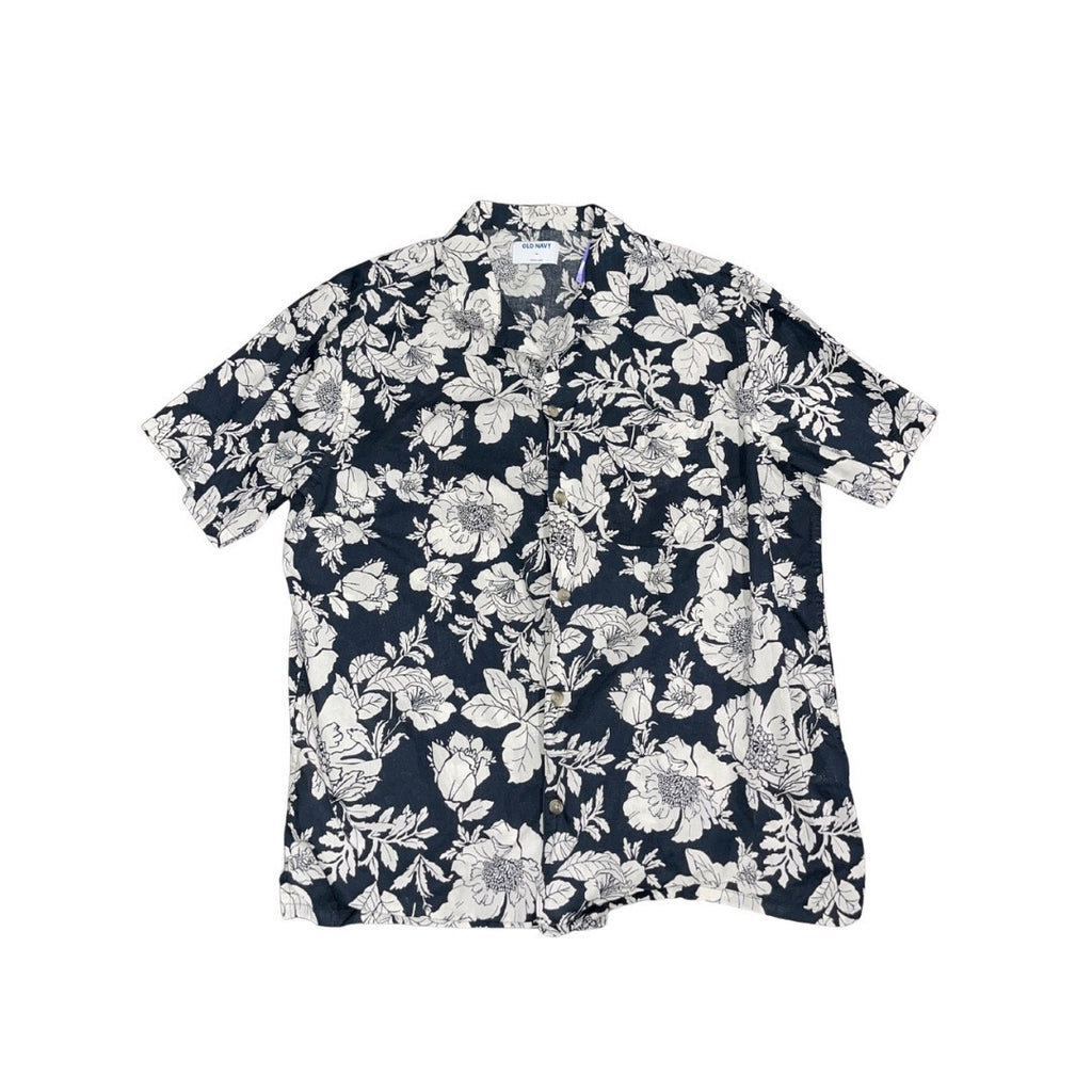 Old Navy Hawaiian Short Sleeve Shirt Size XL Resort Beach Vacation Summer