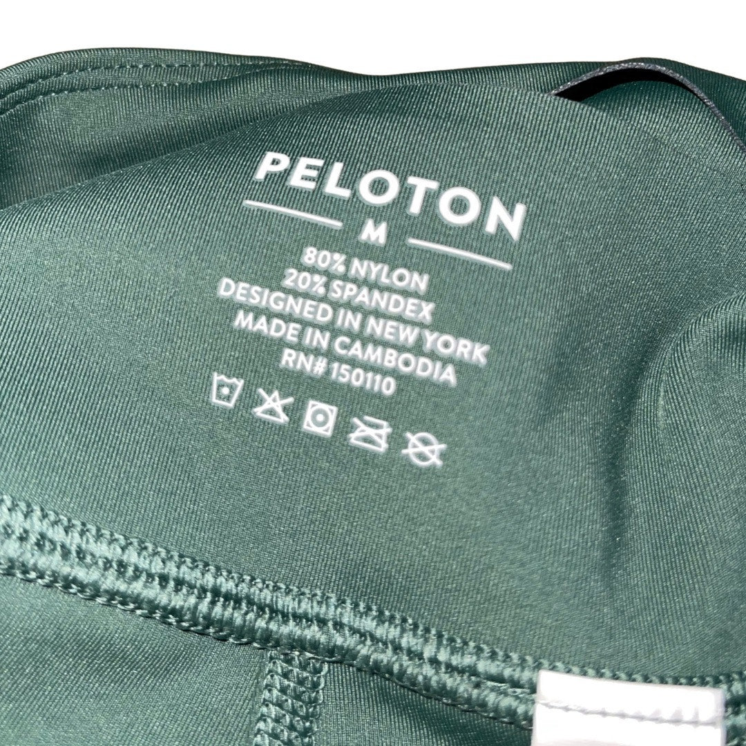 Peloton Sage Green Soft Dream-blend Hoodie & Jade Green Capri Medium Workout Set