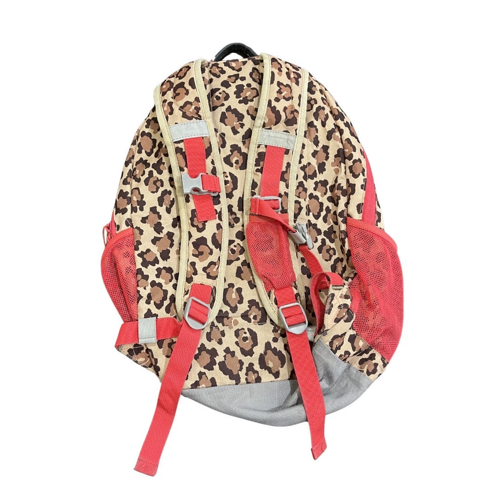 Land's End Leopard Print Big Kids Backpack Classmate School Travel