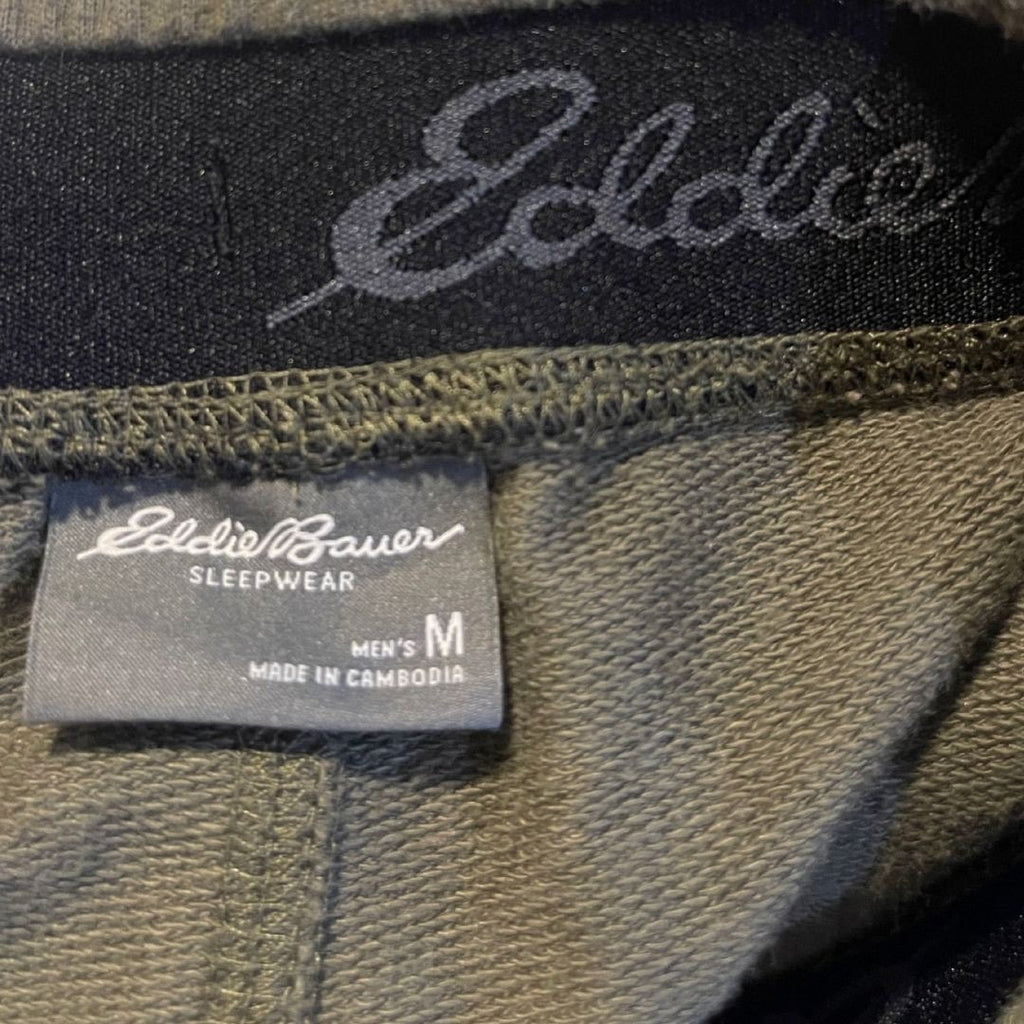 Eddie Bauer Sleepwear Loungewear Drawstring SweatShorts Medium  Pockets Elastic