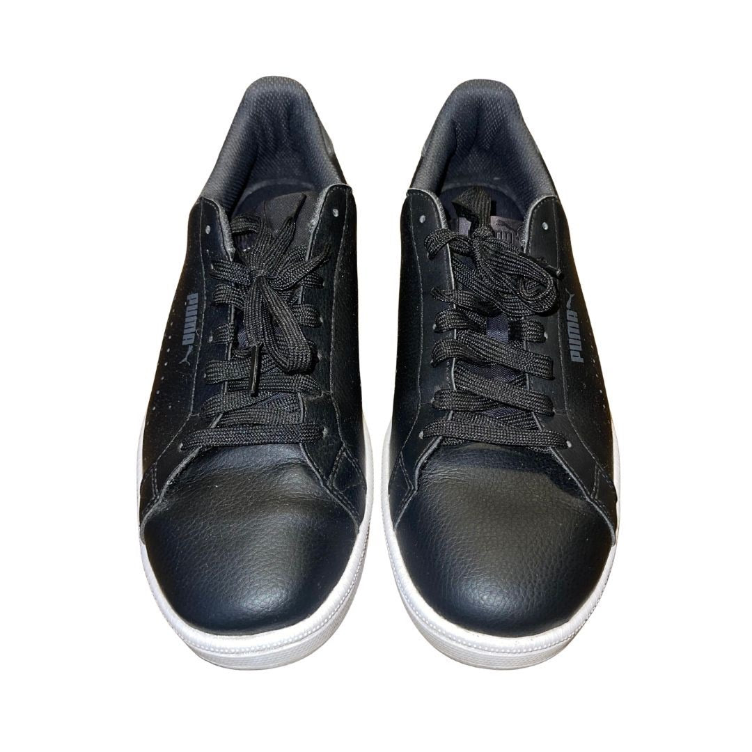 Puma Mens Leather Sneaker Shoes Athletic Tennis Size 9.5 Casual Soft Foam