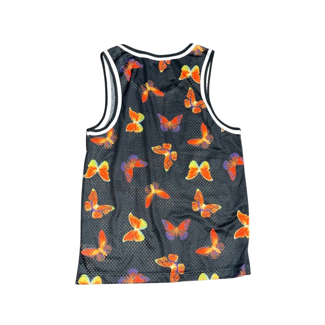 No Boundaries Mens Mesh Tank Top Butterfly Design Size Small