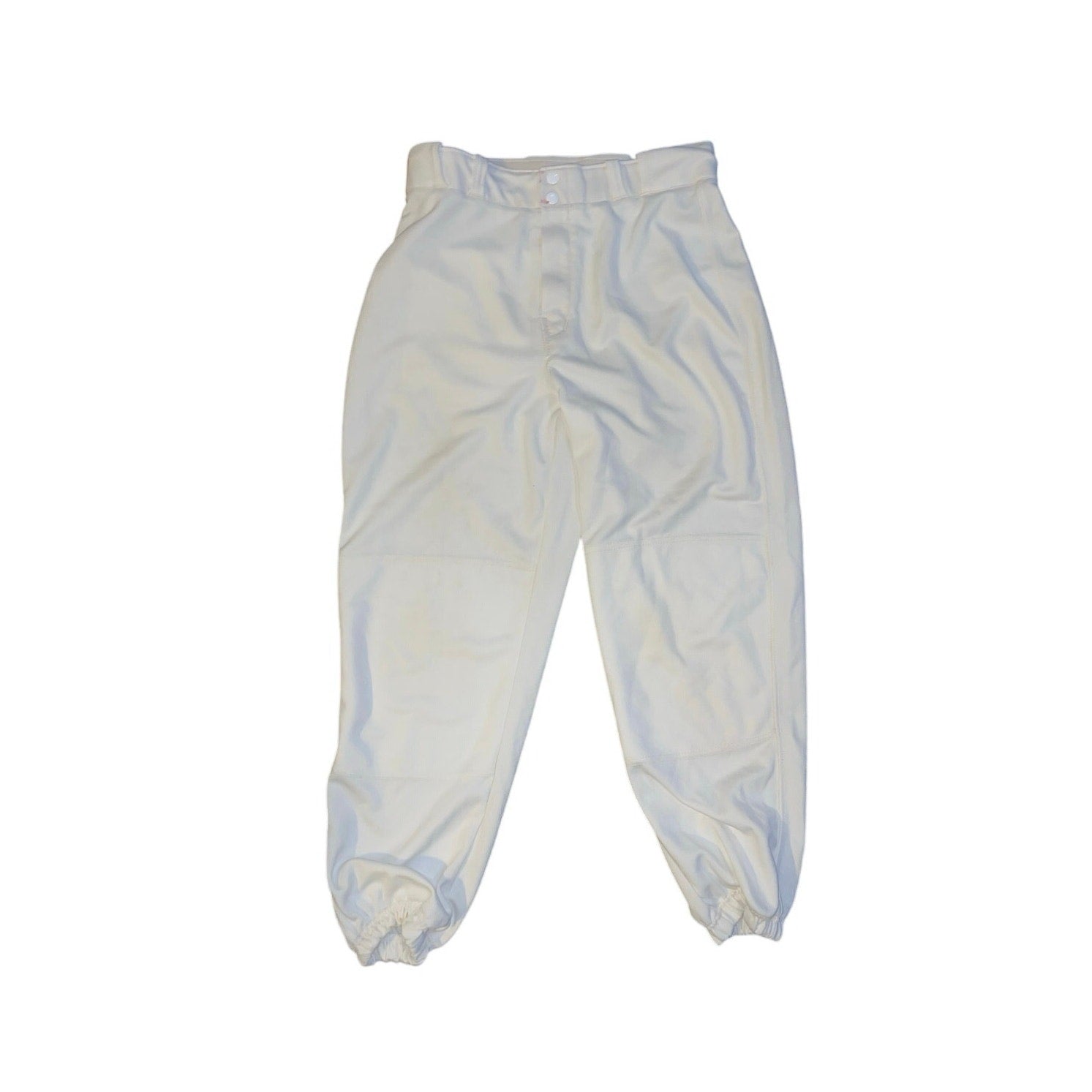 Champion Sports Adult Elastic Bottom Baseball Pants White Size Medium