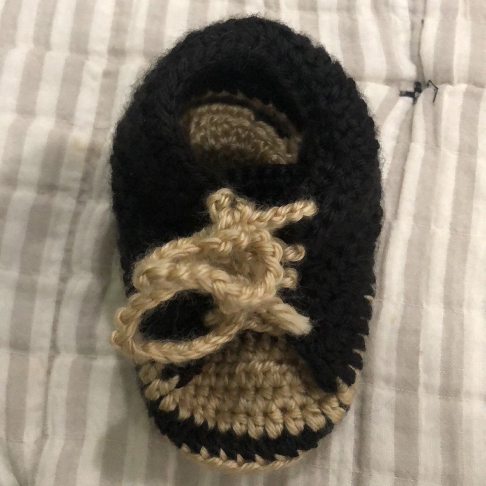 Crochet baby booties