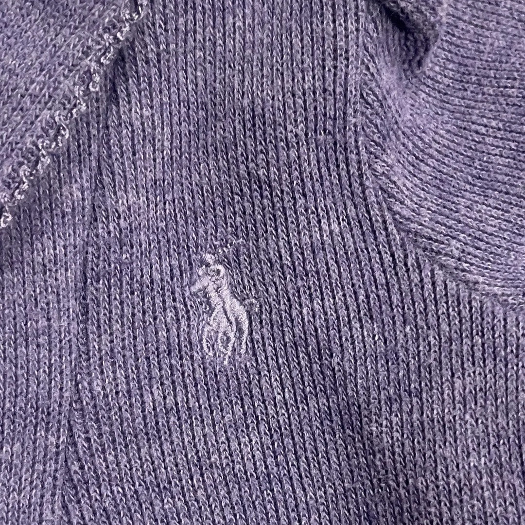 Ralph Lauren Pony Baby Sweater Knit Coverall Lavender Purple 9 Months Kidscore