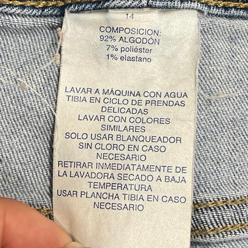 Lauren Ralph Lauren Premium Straight Denim Jeans Size 14 Streetwear Casual