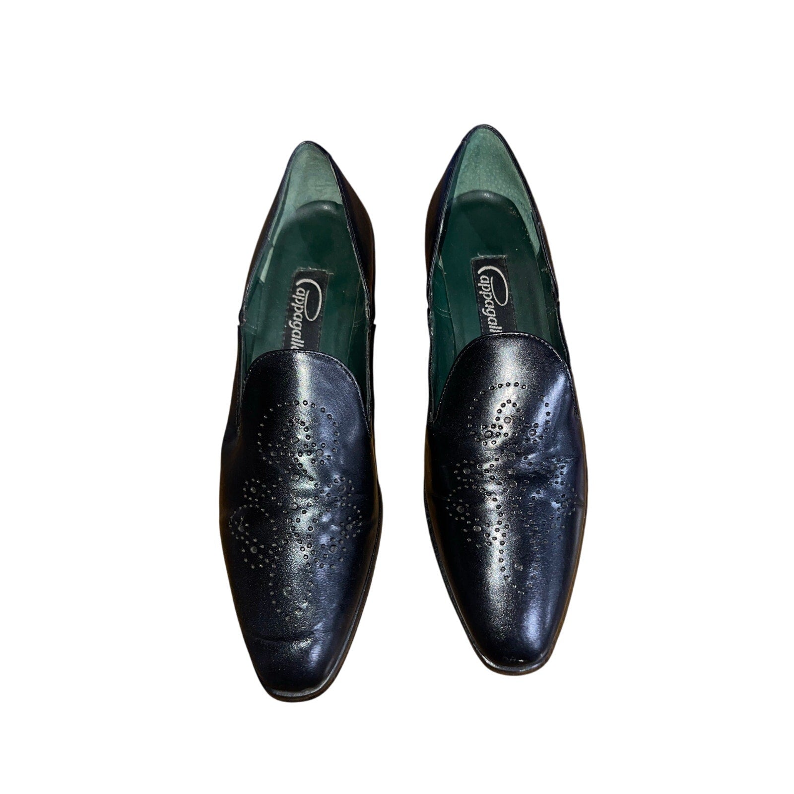 Pappagallo Women's Leather Loafer Shoes Flats Made in Brazil Size 8.5 N