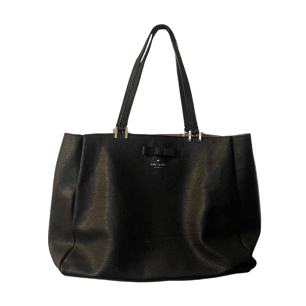 Kate Spade New York Nell Leather Tote Bag Pebble Leather Shoulder Handbag Chic