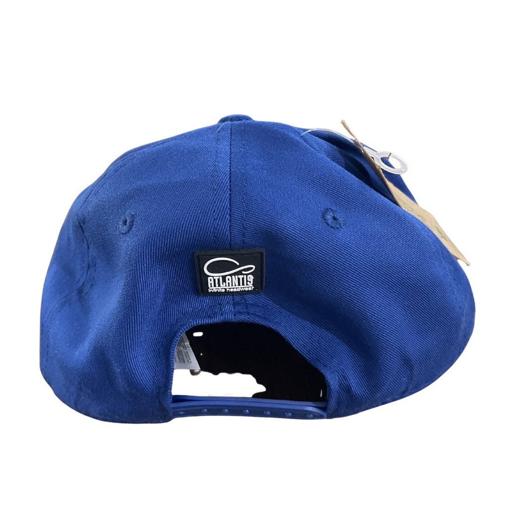 Atlantis Headwear Baseball Cap Royal Blue James (Jame) Graffiti Snapback NWT