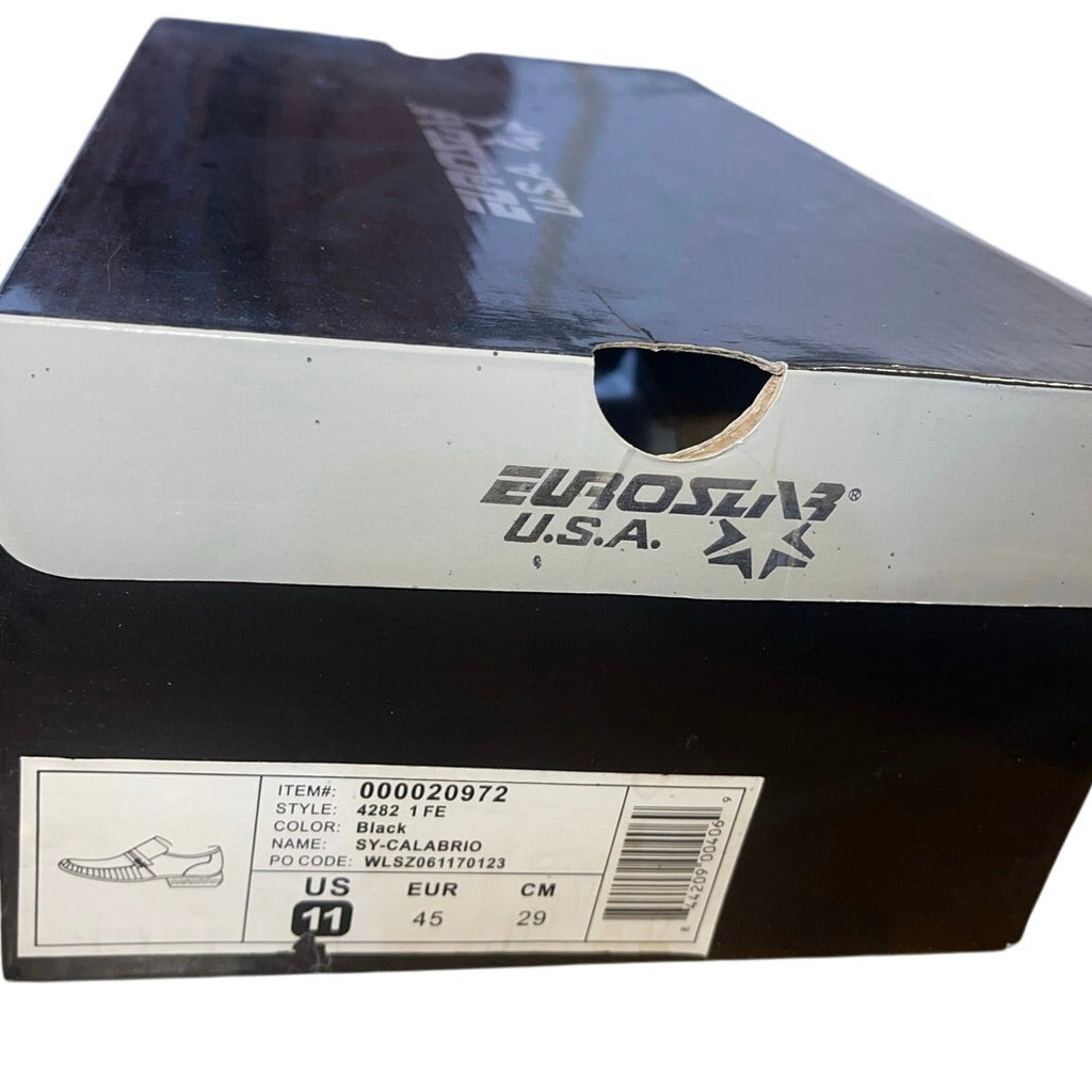 Eurostar USA Black Men's SY-CALABRIO shoes loafers Size 11