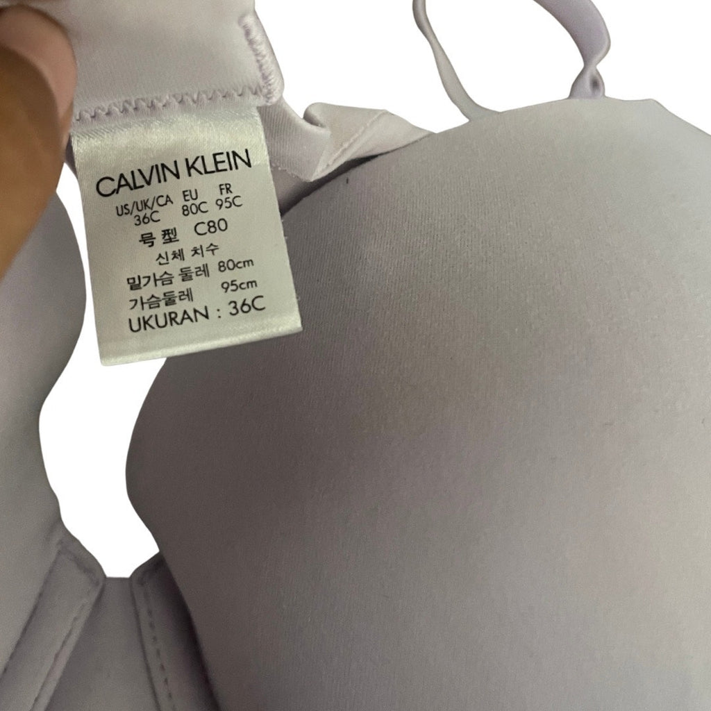 Bundle Women Calvin Klein Bras Intimates Underwire Size 36C Adjustable