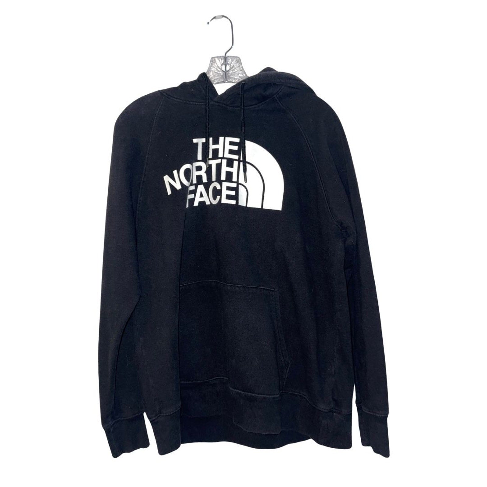 North Face Women Hoodie Pullover Sweatshirt Half Dome SZ L Outdoors Casual