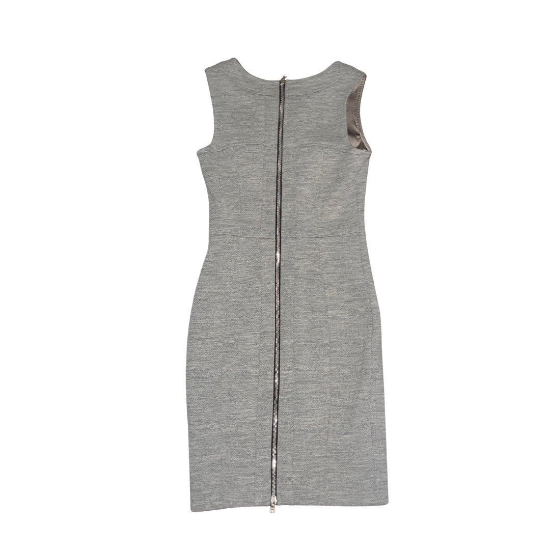 Jenni Kayne 100% Wool Sleeveless Dress Size 2 Gray Career Business