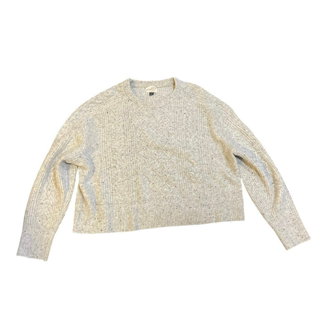 Universal Thread Soft Chunky Cropped Oversized Sweater SZ L Outerwear Streetwear