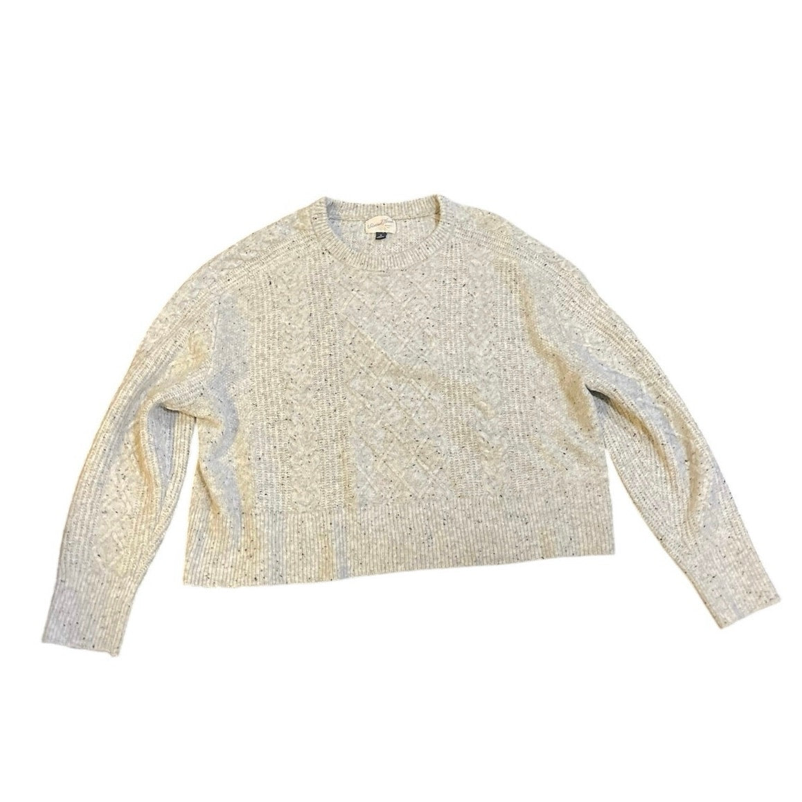 Universal Thread Soft Chunky Cropped Oversized Sweater SZ L Outerwear Streetwear