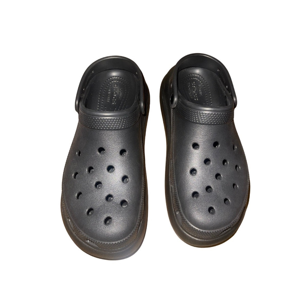 Iconic Crocs Platform Comfort Women Size 8 Unisex Classic Clog Black
