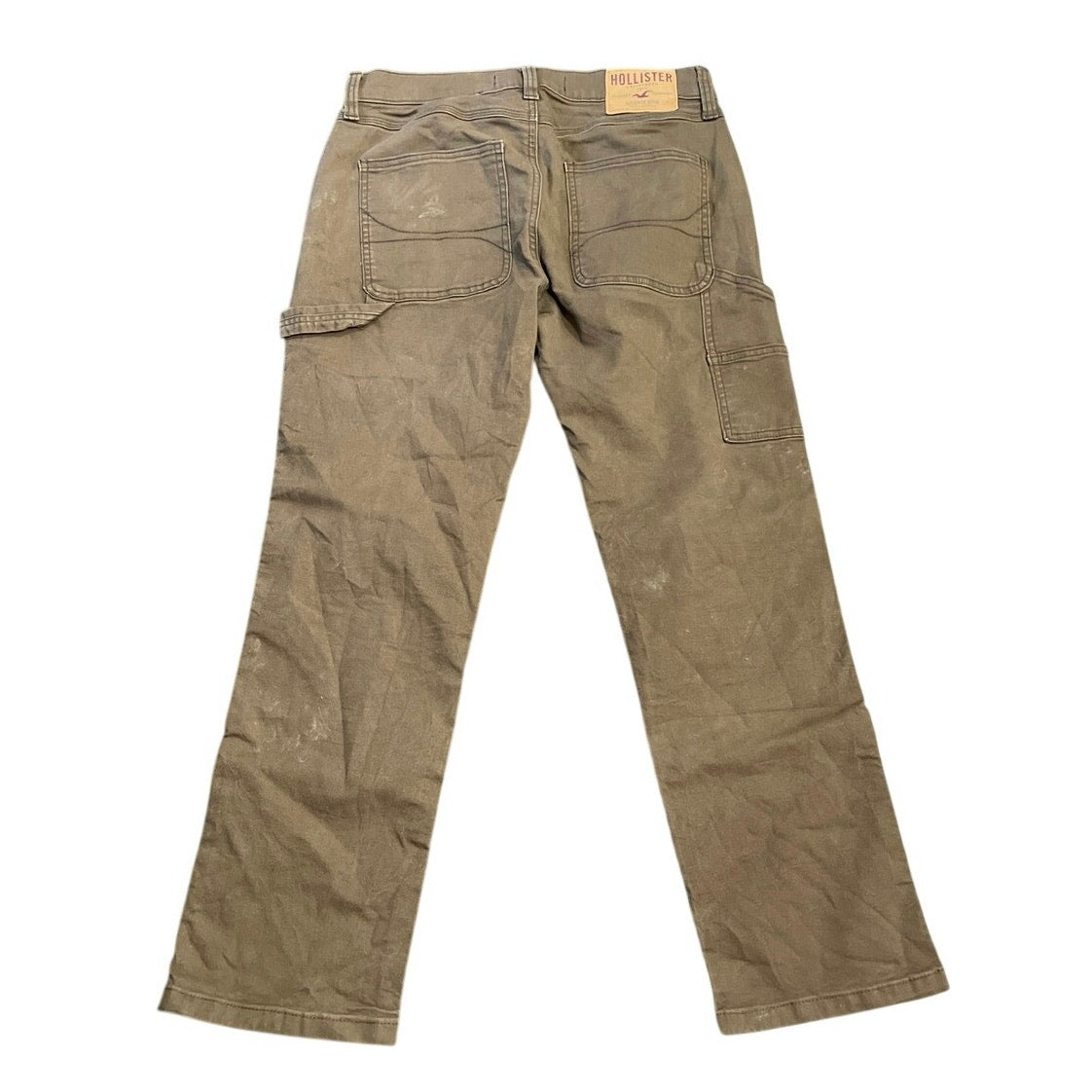 Hollister Men's Carpenter Straight Leg Pants Size 29X30 Workwear Utility Cargo