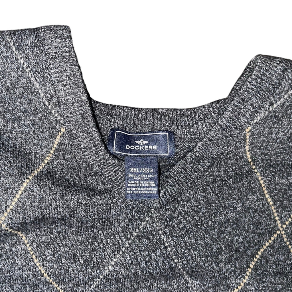 Docker Men's V-Neck Sweater Vest Size XXL
