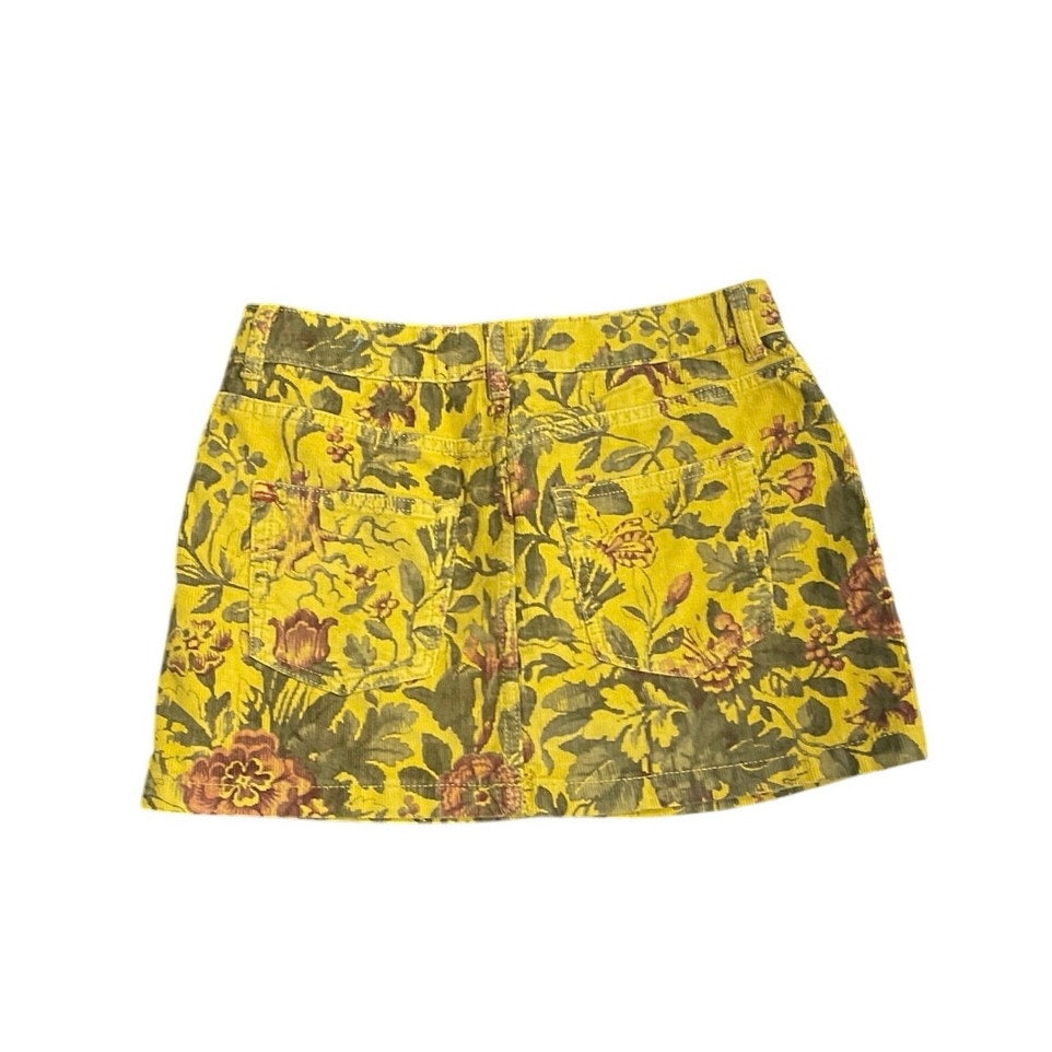 BDG Urban Outfitters Onna Corduroy Micro Mini Skirt Size M Tapestry Boho Artsy