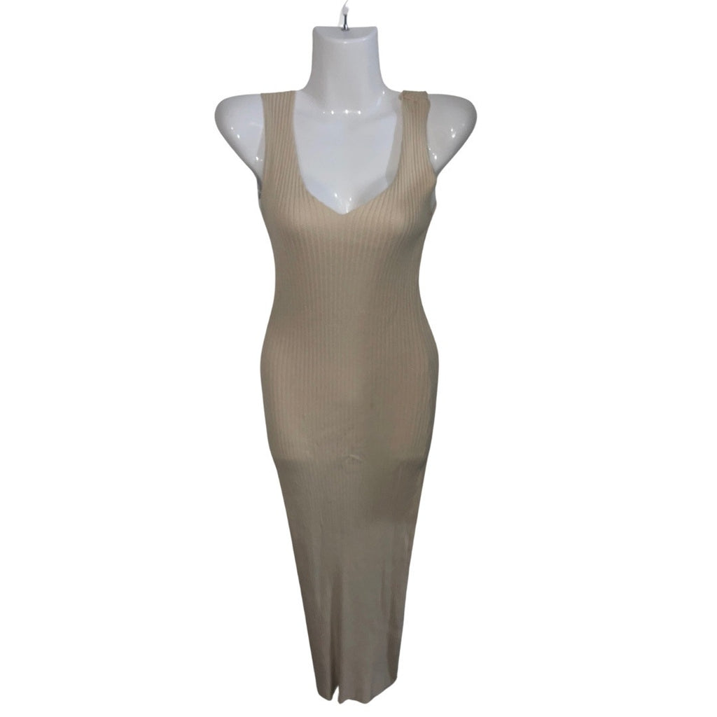 Forever 21 Ribbed Tank sleeveless long Dress Size XS festival summer vacation