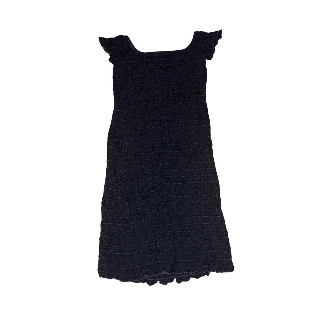 LACAUSA Smocked Midi Bodice Stretch Dress Size XS Boho Casual Cottagecore